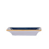 Pickleballs Enameled Landry Tray - Navy & Red