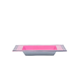 Pickleballs Enameled Tori Trinket Tray - Pink & Navy