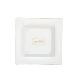 Pickleballs Enameled Tori Trinket Tray - Pink & Navy
