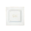 Pickleballs Enameled Tori Trinket Tray - White & Pink