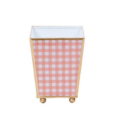 Pickleballs Enameled Tori Trinket Tray - White & Pink