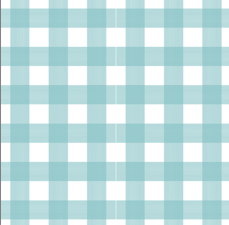 Preppy Plaid Enameled Laney Tray - Light Blue