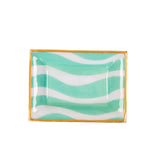 Breakers Enameled Landry Tray - Aqua