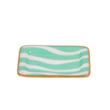 Breakers Enameled Laney Tray - Aqua