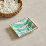 Breakers Enameled Landry Tray - Aqua