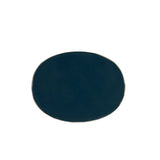 Sussex Plaid Enameled Oval Wastebasket