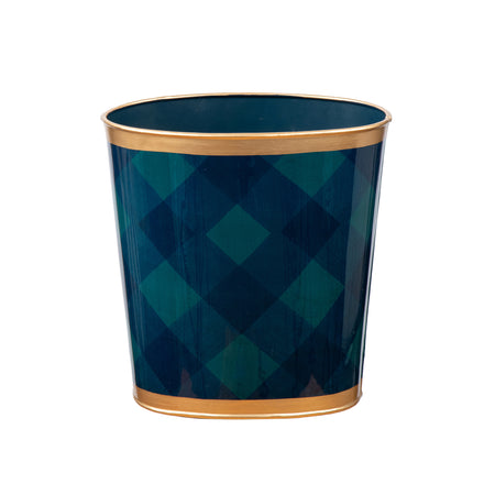 Brush Stripe Rectangular Classic Wastebasket