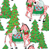 Safari Christmas Luxe Sateen Full Pajama Set