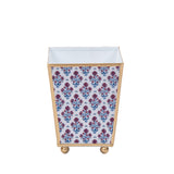 Lucinda Enameled Square Cachepot Planter