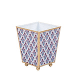 Lucinda Enameled Square Cachepot Planter