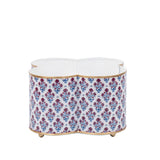 Lucinda Enamel Quatrefoil Cachepot Planter 6x12