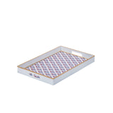 Lucinda Enameled Rectangular Tray 10x15 - Multi-Color