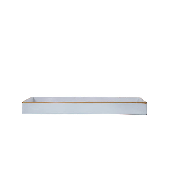 Lucinda Enameled Rectangular Tray 10x15 - Multi-Color