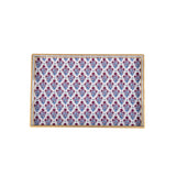 Lucinda Enameled Rectangular Tray 10x15 - Multi-Color