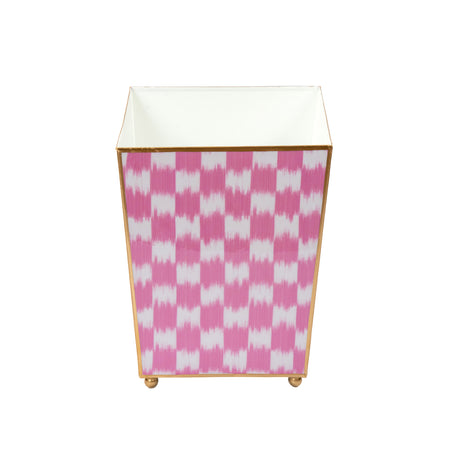 Palm Enameled Tori Trinket Tray - White & Green