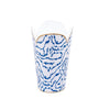 Heatwave Enameled Tulip Wastebasket - Cobalt Blue