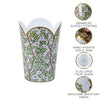 Elsie's Garden Enameled Tulip Wastebasket - Blue & Pink