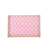 Lottie Enameled Oliver Tray 8x12 - Pink