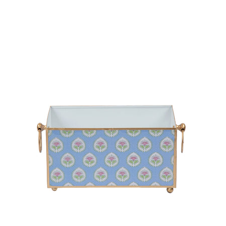 Mattie Round Cachepot Planter Light Blue