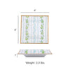 Emma Stripe Enameled Tori Trinket Tray - Blue & Green