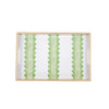 Clarabelle Enameled Rectangular Tray 10x15 - Green