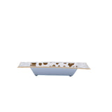 Cream Leopard Enameled Tori Trinket Tray - Cream & Brown