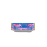 Pink Leopards Enameled Landry Tray