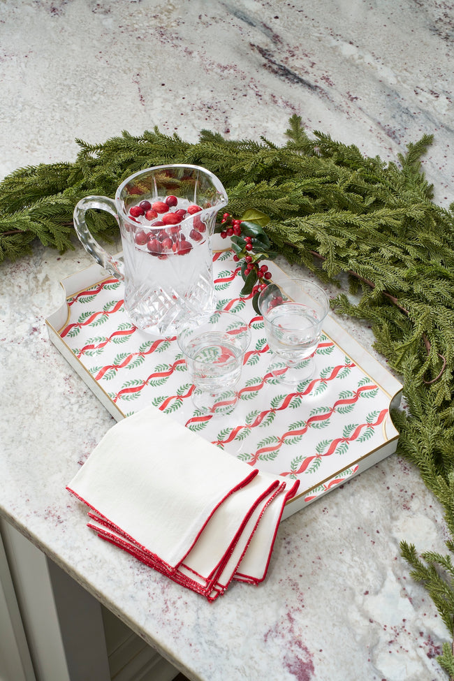 Garland Twist Enameled Jaye Tray