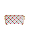 Bow Trellis Enameled Rectangular Cachepot Planter 6x12
