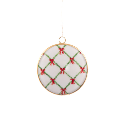 Bow Trellis Ornament (single)