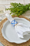 Scales Enameled Napkin Ring (4pk)