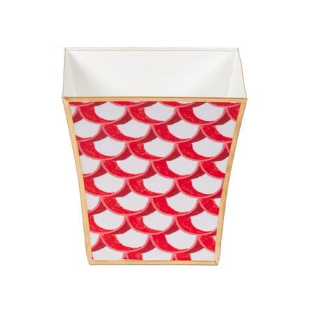 Mattie Oval Wastebasket - Cloud