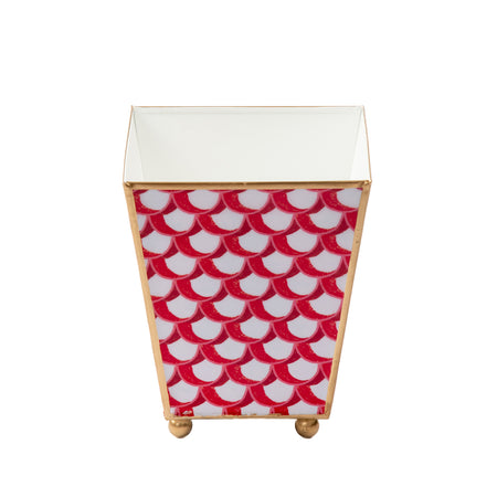 Bow Trellis Enameled Tori Trinket Tray