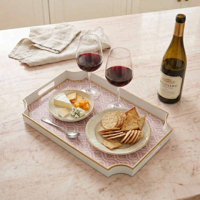 Monticello Enameled Jaye Tray