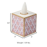 Penny Enameled Tissue Box Cover
