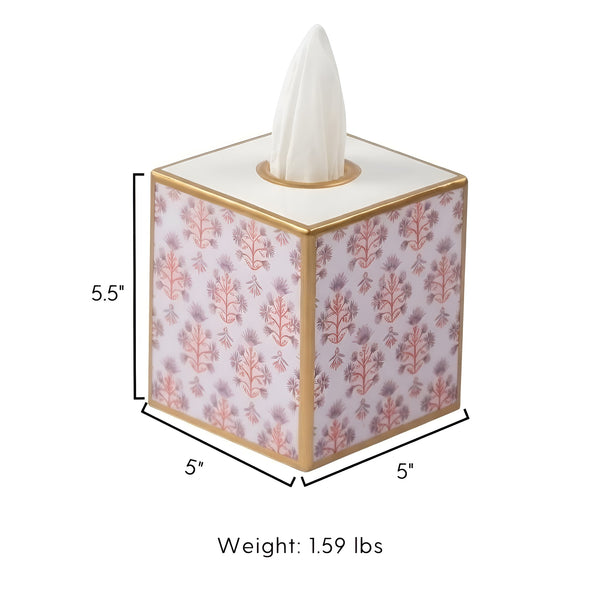 Penny Enameled Tissue Box Cover