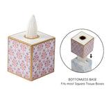 Penny Enameled Tissue Box Cover