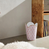 Penny Enameled Tulip Wastebasket