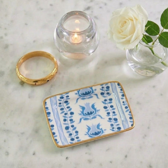 Pomegranate Enameled Laney Tray