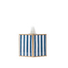 Brush Stripe Enameled Tissue Box Cover