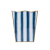 Brush Stripe Rectangular Classic Wastebasket