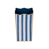 Brush Stripe Rectangular Classic Wastebasket