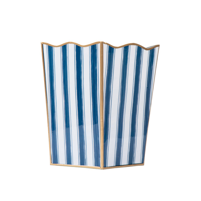 Brush Stripe Rectangular Classic Wastebasket