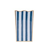 Brush Stripe Rectangular Classic Wastebasket