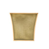 Vintage Stucco Square Fluted Cachepot