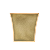 Vintage Stucco Square Fluted Cachepot