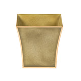 Vintage Stucco Square Fluted Cachepot
