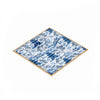 Kyoto Pagoda Enameled Tori Trinket Tray - White & Blue