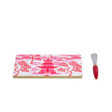 Kyoto Pagoda Amelia Cutting Board Set - White & Red