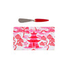 Kyoto Pagoda Amelia Cutting Board Set - White & Red